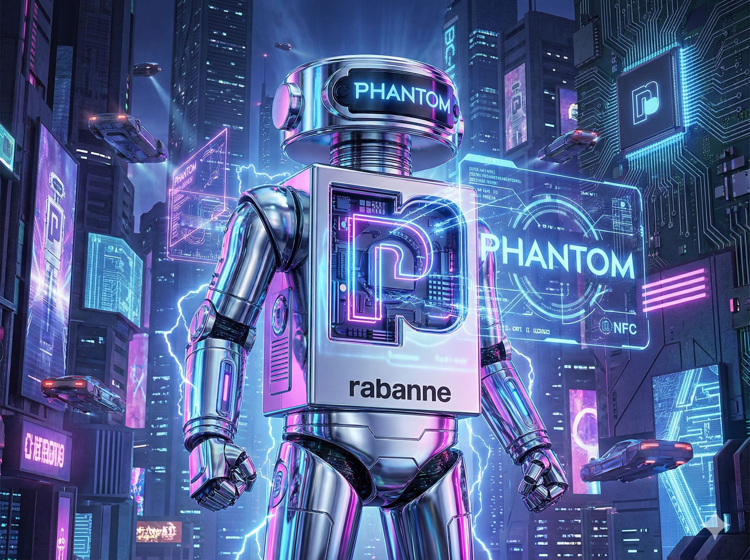 Slide O Robô Que Dividiu o Mundo dos Perfumes ao Meio - Phantom by Rabanne